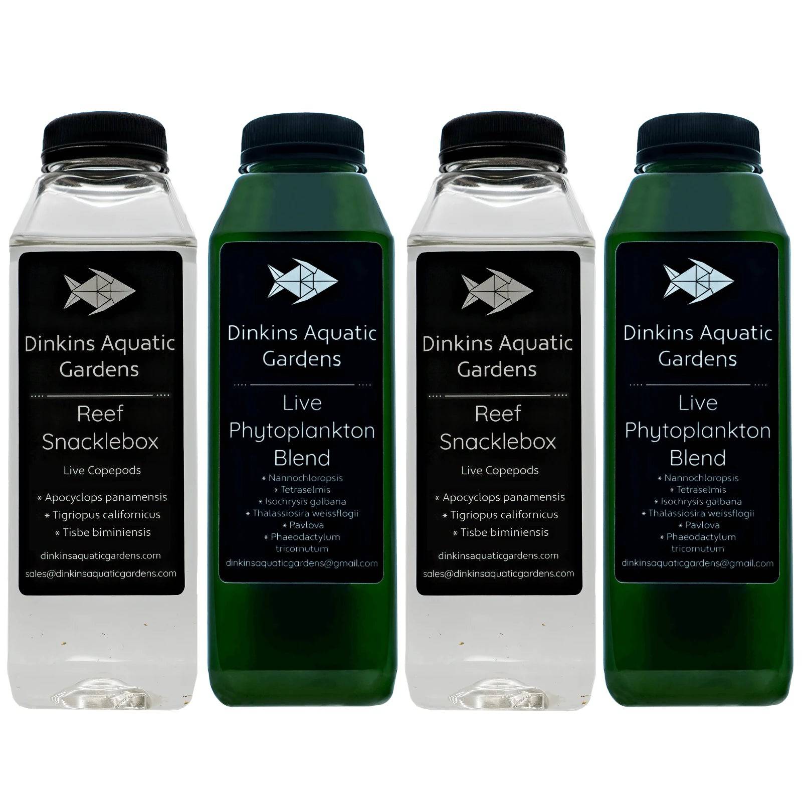Snacklepack™ Combo - Reef Snacklebox™ + Live Phytoplankton - Dinkins Aquatic Gardens