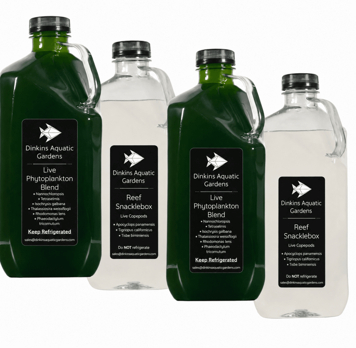 Snacklepack™ Combo - Reef Snacklebox™ Copepods + Live Phytoplankton - Dinkins Aquatic Gardens